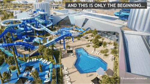 Rendu de l'extension de l'Aquascope au Futuroscope